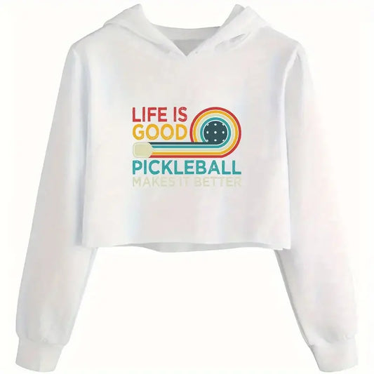Iron On "Life is Good, Pickleball Makes it Better"