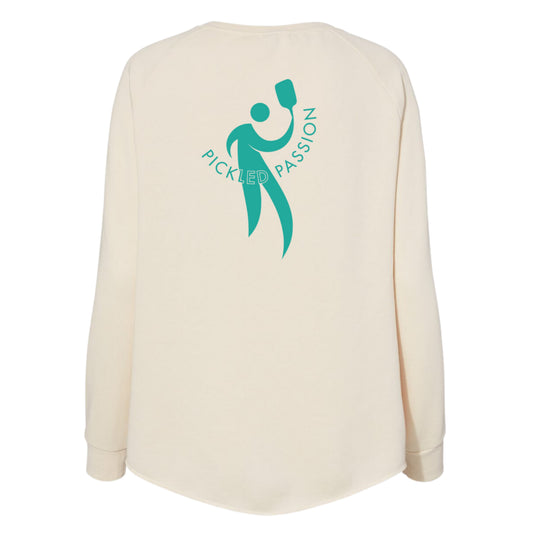 Sweat-shirt Pickleball Passion Cornichon – Écru