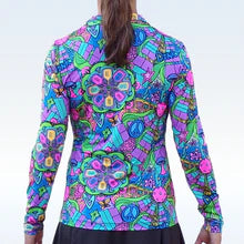 TOP 1/4 Zip Long Sleeve Groovy