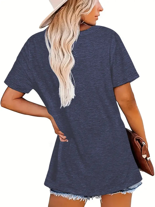 T-shirt col rond « Manger, dormir, pickleball, recommencer »