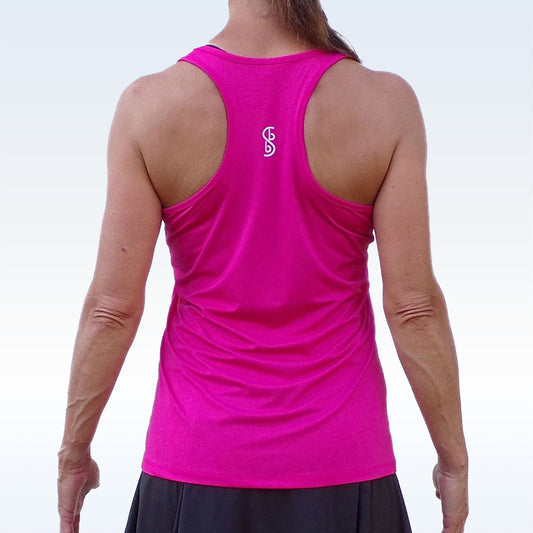Tank Top Racerback Royal Blue/ Diva Pink/ Hot Pink