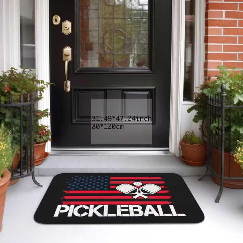 Mat American Flag Pickleball