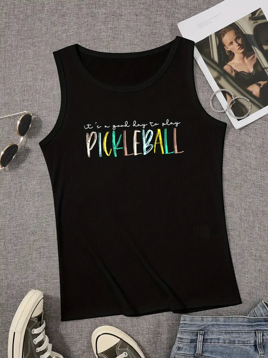 Débardeur "C'est une bonne journée pour jouer au pickleball"