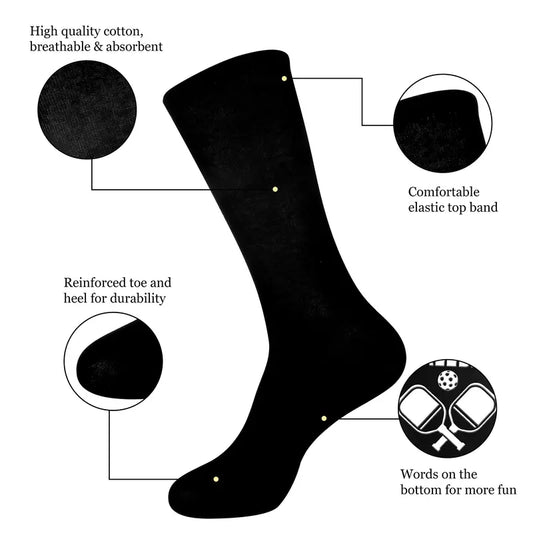 Socks " I'd Rather Be Playing Pickleball"