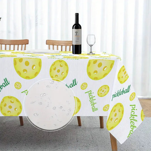 Table Cloth Pickleball Pattern