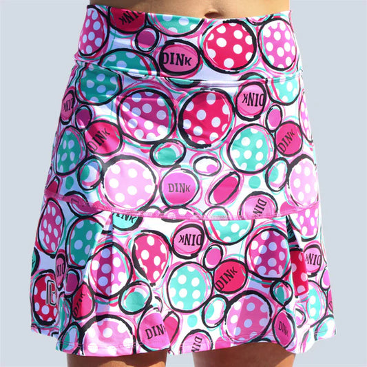Skort Drop Pleat Skort Dink 2 Pink