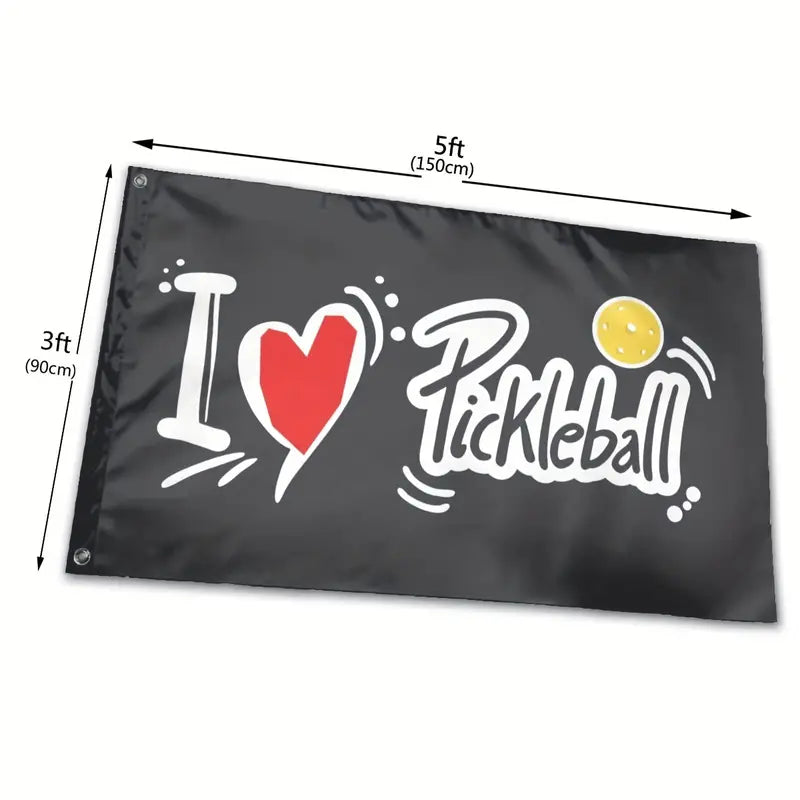 Flag "I love Pickleball"