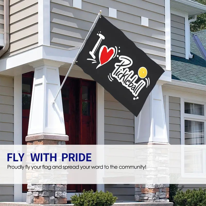Flag "I love Pickleball"