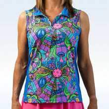 TOP 1/4 Zip Sleeveless Groovy