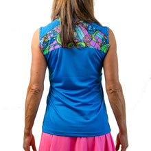 TOP 1/4 Zip Sleeveless Groovy