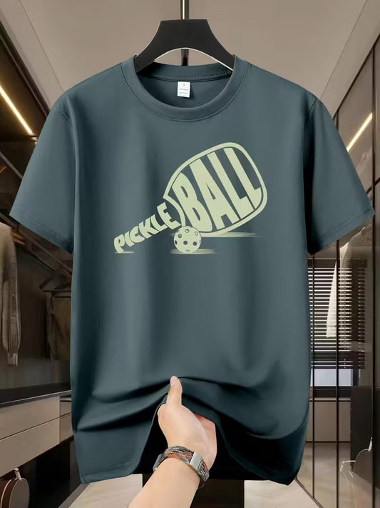 T shirt men's casual  Pickleball