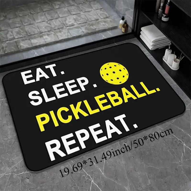 Mat Eat Sleep Pickleball Repeat