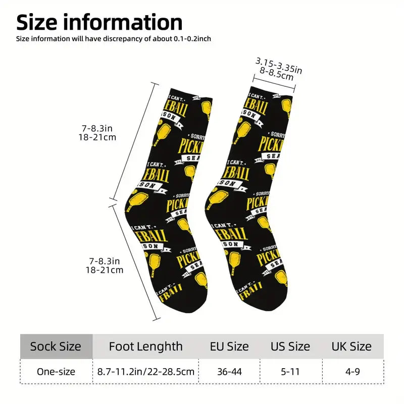 Socks "Sorry it's Pickleball Season"