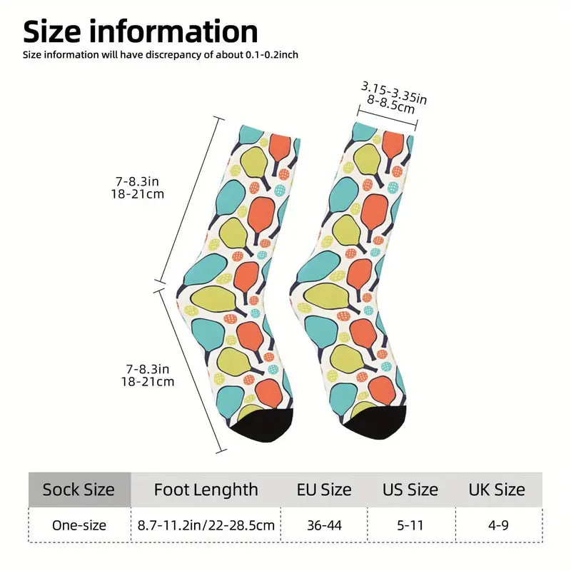 Socks - Retro Paddle and Ball Design